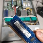 dołożenie pamięci RAM w serwerze